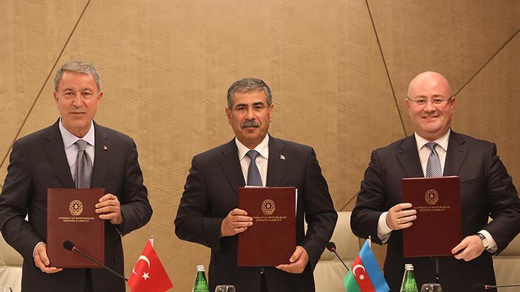 7. Azerbaycan-Gürcistan-Türkiye Savunma Bakanları Üçlü Görüşme Toplantısı protokolü imzalandı