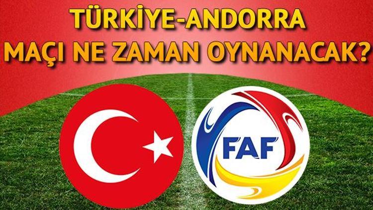 Milli maç ne zaman oynanacak Türkiye- Andorra maçı ile ilgili bilgiler