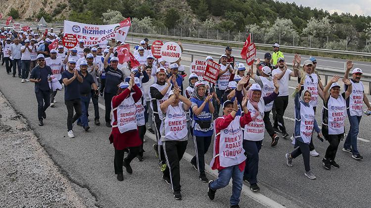 Emek ve Adalet Yürüyüşünde sekizinci gün sona erdi