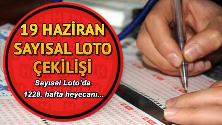 19 Haziran MPİ Sayısal Loto çekiliş sonuçları Sayısal Lotoda 1 milyon 62 bin TL sahibini buldu