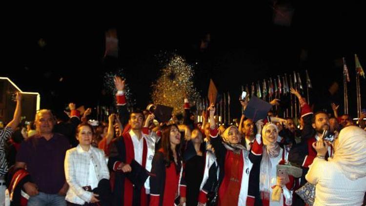 Gaziantep Üniversitesinde mezuniyet coşkusu