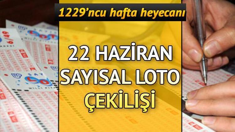 MPİ 22 Haziran Sayısal Loto çekilişleri tamamlandı | Sayısal Loto sonuç sorgulama ekranı