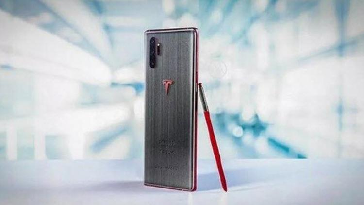 Tesla görünümlü Samsung Galaxy Note 10 internete sızdı