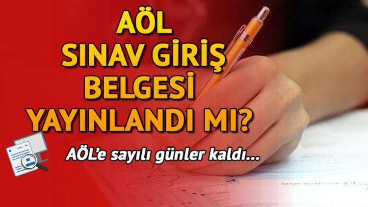 AÖL 3. Dönem sınavı ne zaman Sınav yerleri ne zaman belli olacak