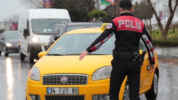 İstanbul polisi harekete geçti Taksicilere operasyon...