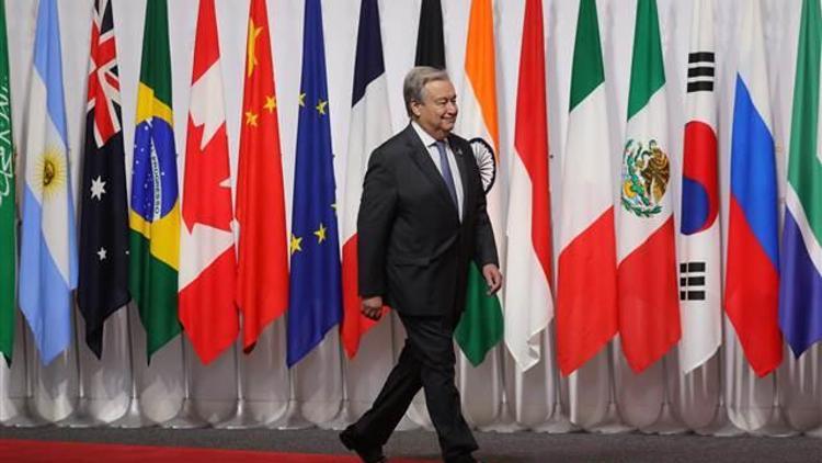 BM Genel Sekreteri Guterres’den G20 Zirvesi liderlerine çağrı