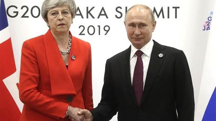 Theresa May ve Putinin G20deki görüşmesi sona erdi