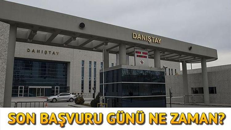 Danıştay sözleşmeli personel alımı başvuruları devam ediyor Son gün ne zaman