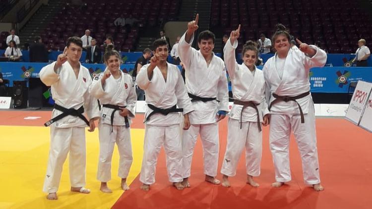 Judo Ümit Karma Milli Takımı Avrupa şampiyonu