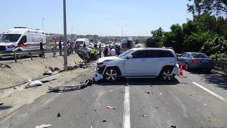 Silivri’de zincirleme kaza: 7 yaralı