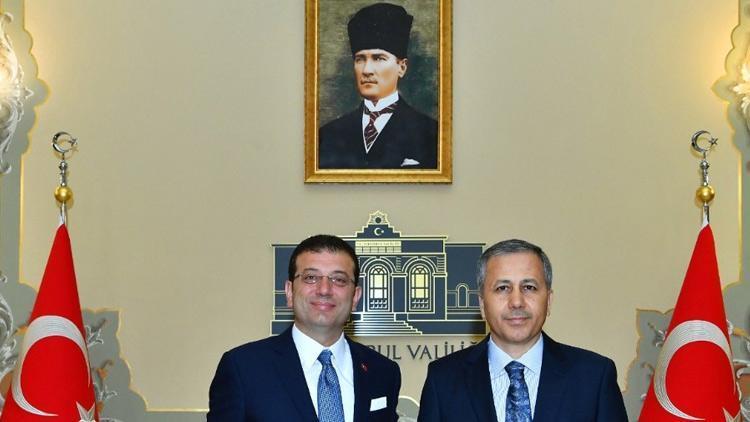 İmamoğlu, İstanbul Valisi’ni ziyaret etti