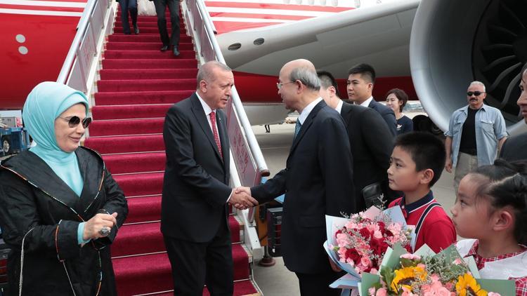 Cumhurbaşkanı Erdoğan Çinde