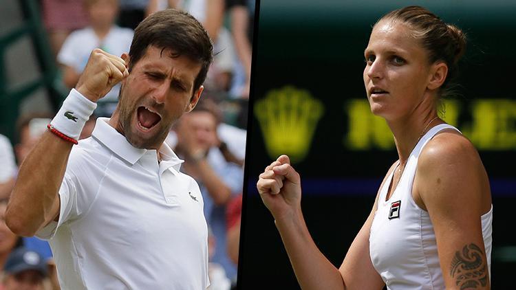 Djokovic ile Pliskova, dördüncü tura yükseldi