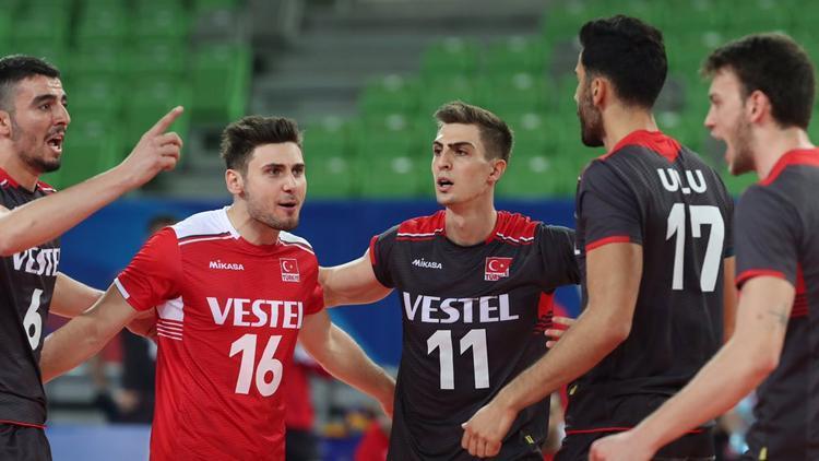 A Milli Erkek Voleybol Takımı, Slovenyaya kaybetti