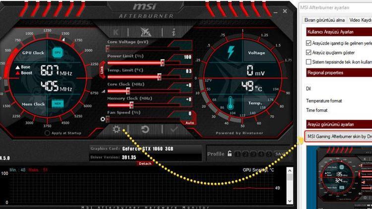 MSI Afterburner nedir Nasıl kullanılır