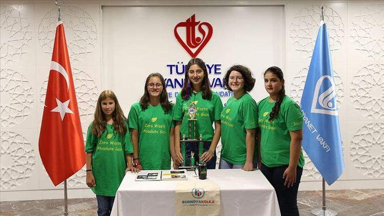 Türk öğrenciler sıfır atık projesi ile ABDde ödül aldı