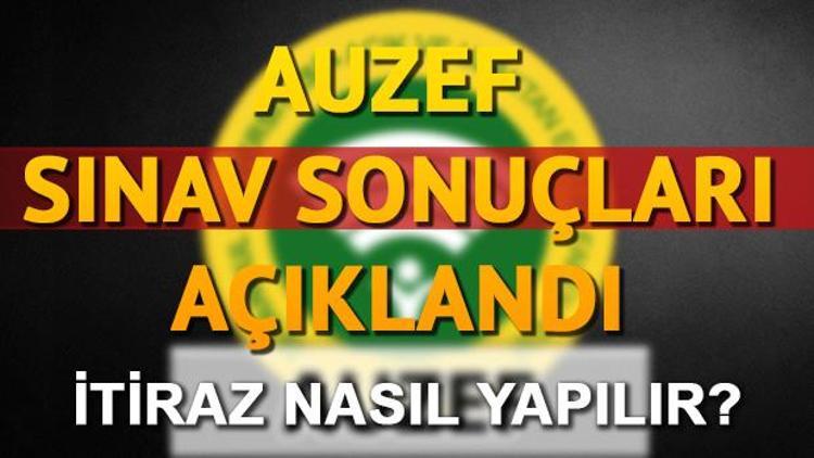 AUZEF harf notu açıklandı mı AUZEF sınav sonuçları nasıl görüntülenir