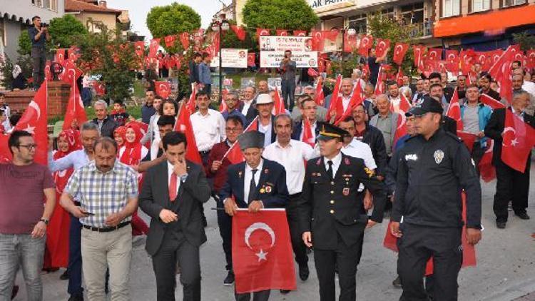 Harmancıkta 15 Temmuz töreni