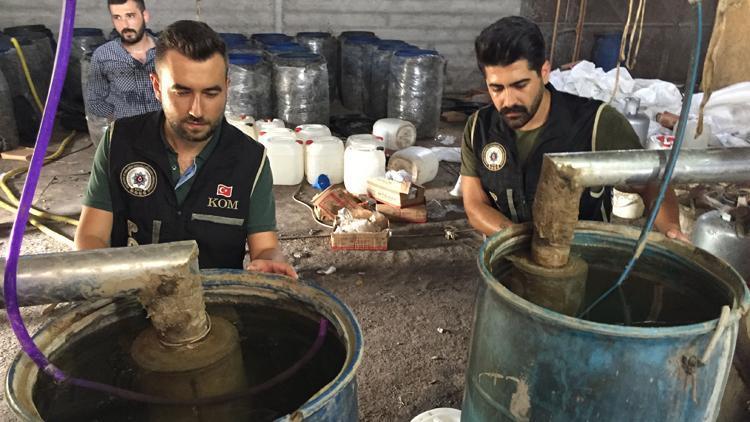 Adanada 22 bin litre sahte içki ele geçirildi; 54 gözaltı