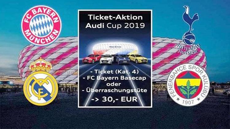 Fenerbahçe, Bayern Münih-Audi Cups 4’lü turnuva için Münih’e geliyor