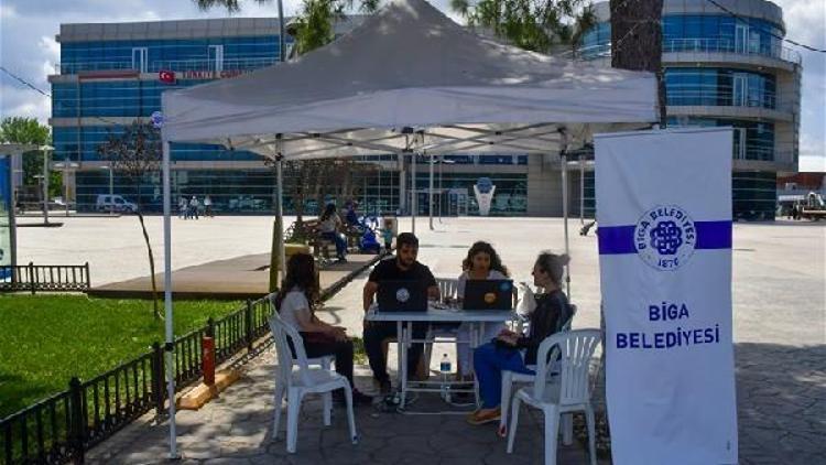 Biga Belediyesinden, öğrencilere ücretsiz YKS tercih hizmeti
