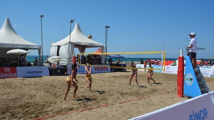 Sinopta TVF Plaj Ligi Türkiye Şampiyonası heyecanı