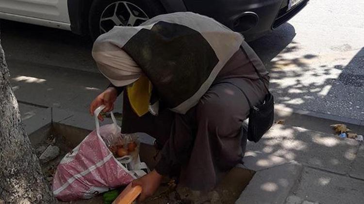 Dilenci kadınların ’kırık yumurta’ oyunu