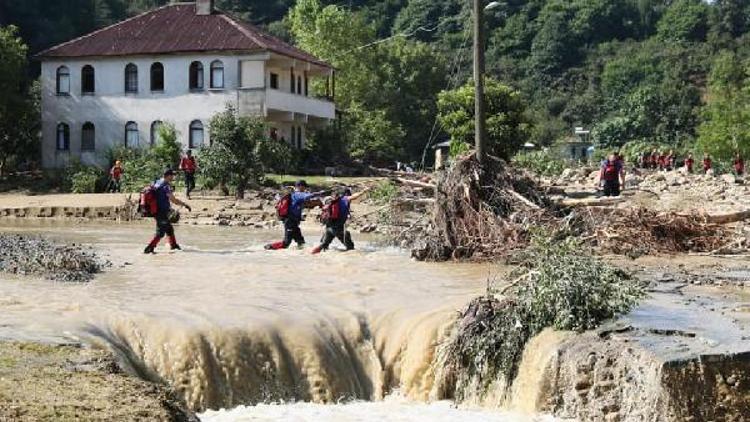 Düzcede selde kaybolan 2 çocuk aranıyor