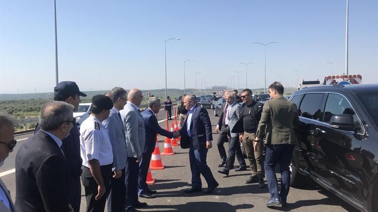 Bakan Turhan İzmir-İstanbul Otoyolunu inceledi