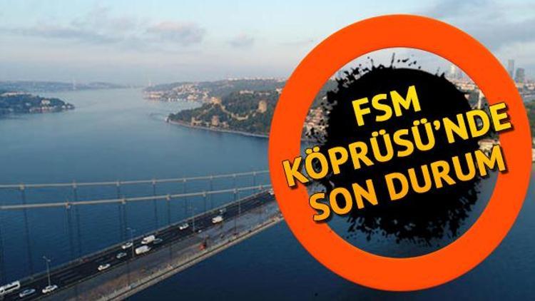 Fatih Sultan Mehmet Köprüsündeki (FSM) çalışmalar ne zaman bitiyor