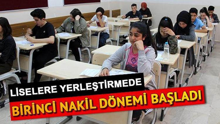 LGS lise nakil işlemleri nasıl yapılır