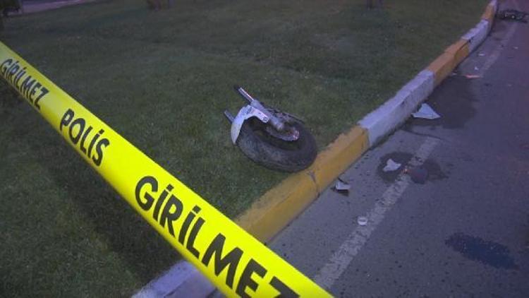 Bahçelievlerde motosiklet kazası: 1 ölü, 1 yaralı