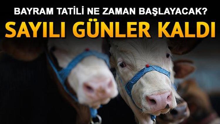 Bayram tatili ne zaman başlayacak Kurban Bayramı tatili kaç gün olacak