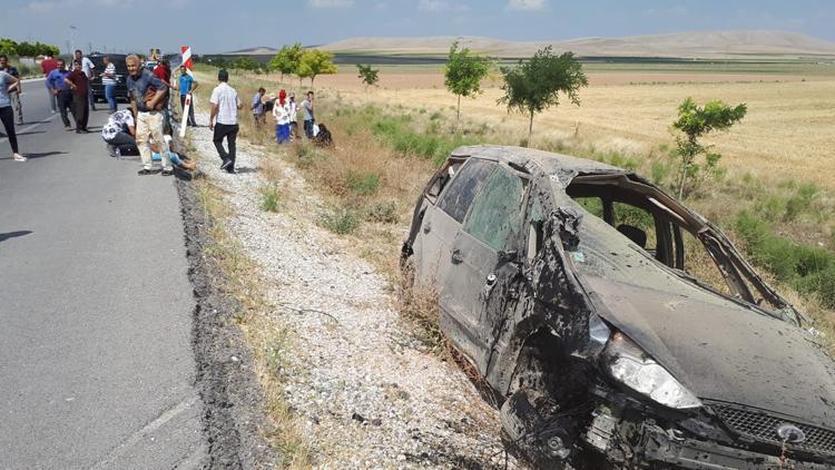 Avusturya’dan gelen gurbetçi aile kaza yaptı