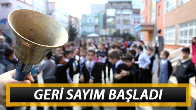 Okullar ne zaman açılacak Yaz tatilinin bitmesine kaç gün kaldı