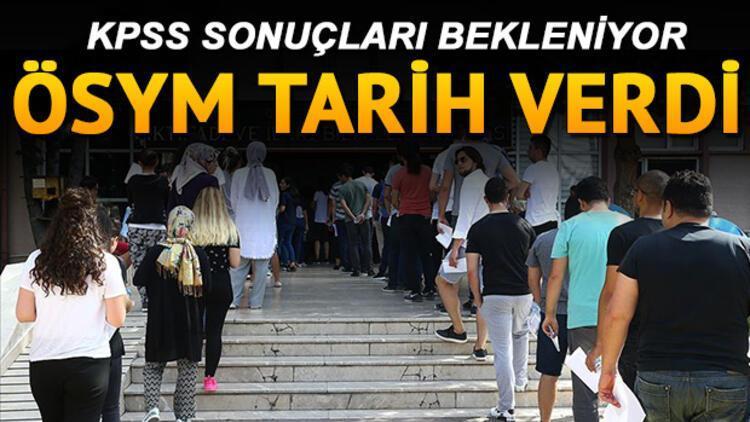 KPSS sonuçları ne zaman açıklanacak ÖSYM tarih verdi mi