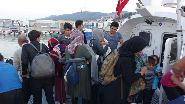 Çanakkalede 135 kaçak göçmen yakalandı