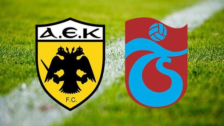 AEK Trabzonspor maçı ne zaman