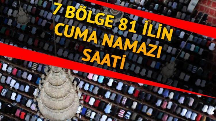 Cuma namazı bugün saat kaçta kılınacak 16 Ağustos Cuma namazı saatleri