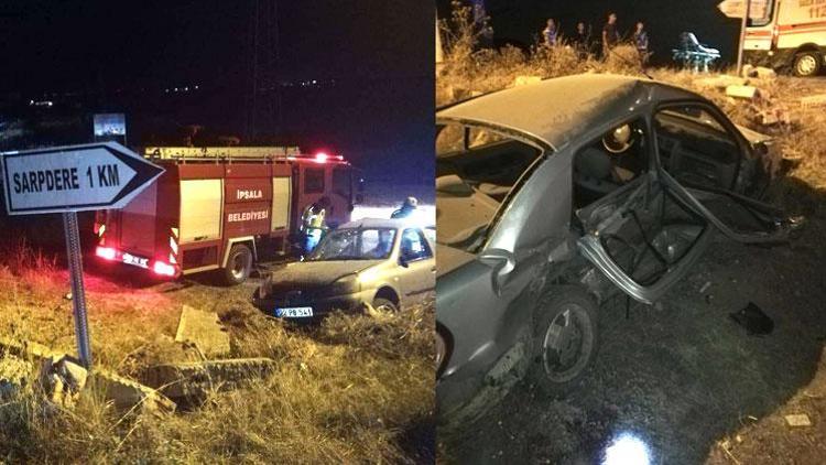 Edirne’de trafik kazası: 1 kişi öldü, 6 kişi yaralandı