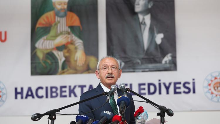 CHP Genel Başkanı Kılıçdaroğlu, Hacı Bektaş Veliyi Anma Törenlerinde konuştu