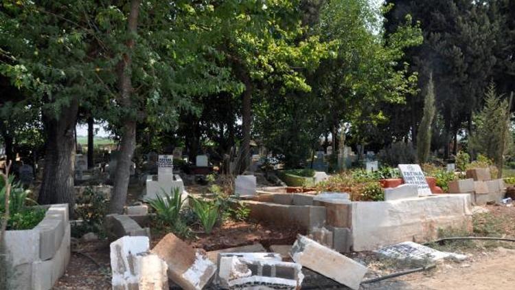 Reyhanlıdaki mezarlıktaki tahribatla ilgili 6 kişi gözaltına alındı