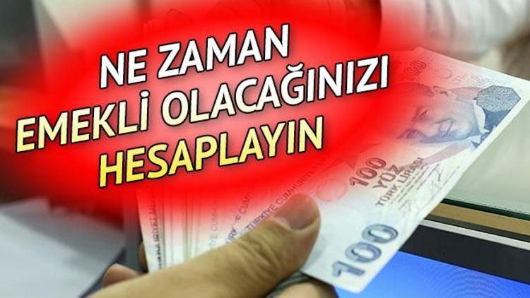 Ne zaman emekli olurum 2019 emeklilik yaşı hesaplama işlemleri