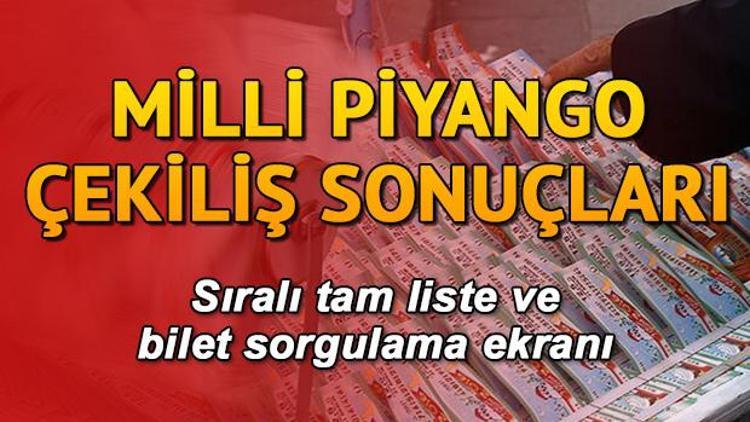 Milli Piyango çekilişleri gerçekleşti MPİ 19 Ağustos Milli Piyango sonuç sorgulama