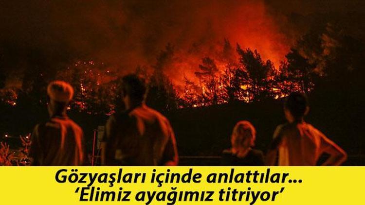 Son dakika... Bekleyiş sürüyor, tüm gözler orada... İşte İzmirdeki orman yangınında son durum