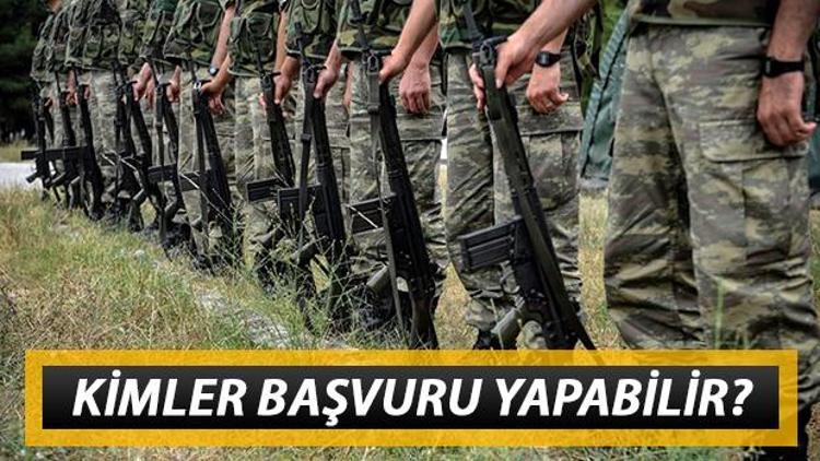 Yedek astsubaylık başvuruları için son gün Yedek astsubaylık başvuru şartları neler