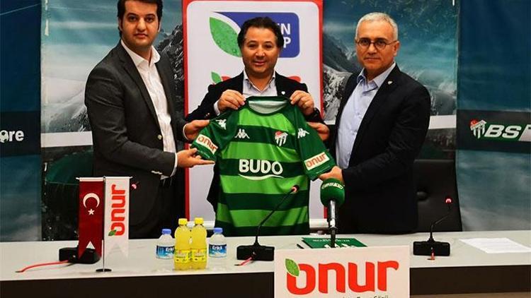 Onur Marketten Bursaspora sponsor desteği