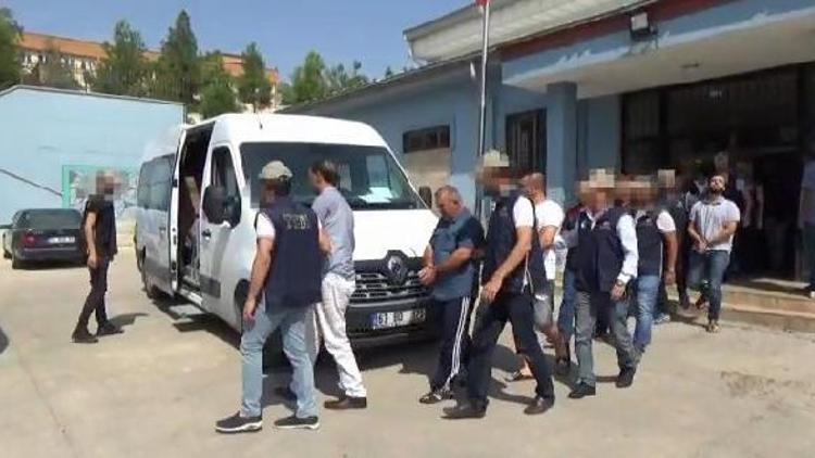 Şanlıurfada terör örgütlerine operasyon: 14 tutuklama