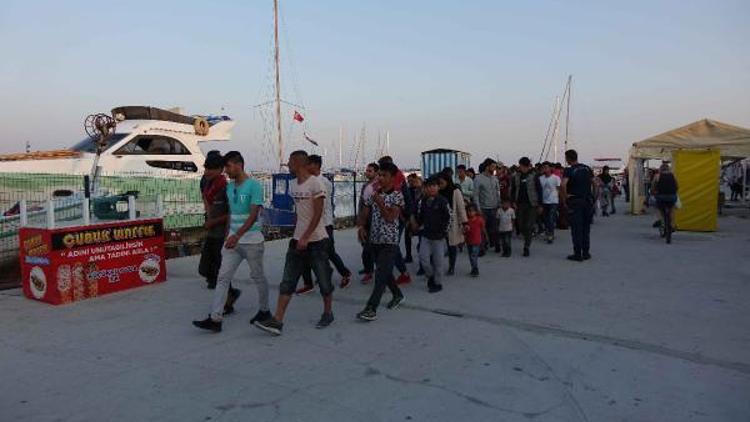 Çanakkalede 249 kaçak göçmen yakalandı
