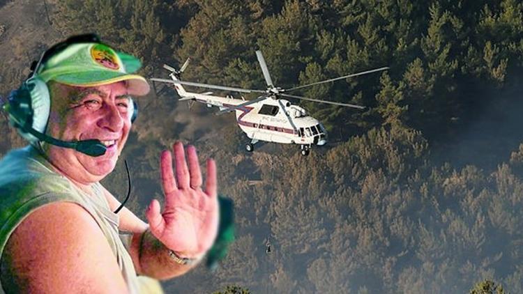 İzmir yangınında da görev yapmıştı Kahraman pilottan acı haber